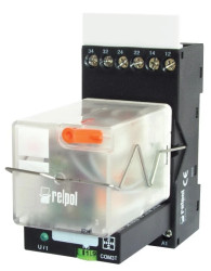 Przekaźnik czasowy wielofunkcyjny 3P 60V DC zestaw R15+COM3 PIR153-060DC-00T 855605