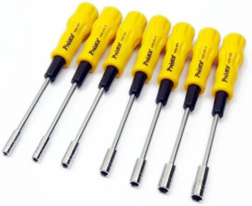 Zestaw wkrętaków nasadowych do śrub M3-M6 7szt 1PK-9402