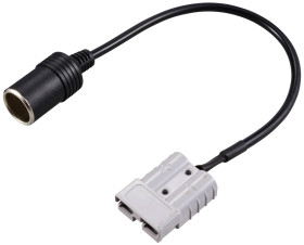 Złącze akumulatora wysokoprądowego do gniazda zapalniczki samochodowej TC-12195696 czarny TRU COMPONENTS Zawartość: 1 sz