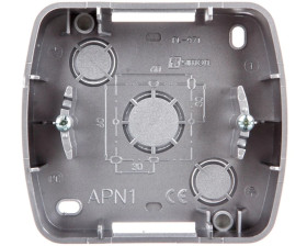 Simon Akord Puszka natynkowa pojedyncza aluminium metalizowane APN1/26