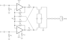 High Speed, Dual Port, Differential DSL Line Driver Amplifier