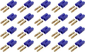 Złącze męskie akumulatora EC5 Reely 1399712 pozłacane 20 szt.