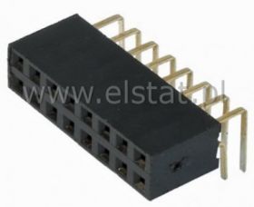 PBD-26R gniazdo dwurzęd. do druku kątowe