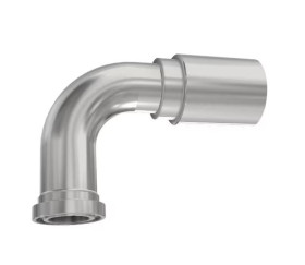 Złączka hydrauliczna, Złacze A: Przewód elastyczny 3/4 cala, Złacze B: kołnierz 1 cal, Stal, 350 bar