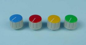 GAŁKA SZARA 18mm NIEBIESKA 6mm