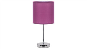 Lampka Stołowa Nocna Agnes 03148 Fioletowo-Srebrna Struhm