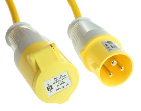 Przedłużacz 14m 1 gniazda Przedłużacz typ BS4343/EN60309 110 V-16 A BS4343/EN60309 110V-16A 16A 110 V