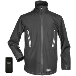 Sealey HJ08KIT 5V Heated Rain Jacket with Power Bank 20Ah - X-Large