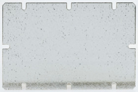 Akcesoria do obudów, 98mm x 48mm, materiał: Stal, Fibox