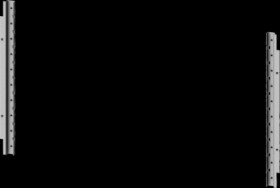 Inner door strut, sheet steel, (H) 600 mm, 8PQ2060-0BA14