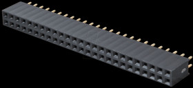 094-2-050-0-NFX-YS0 Sockets 2.54 mm, 2X25, straight