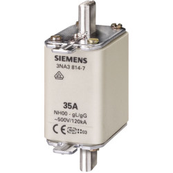 Siemens 3NA38247 NH fuse inset 500 V size 00 80 A