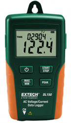 Data logger, voltage, current, USB, Extech DL150