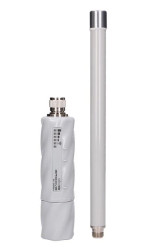 Urządzenie klienckie RBGrooveGA-52HPacn, Dual Band, 1x RJ45 1000Mb/s MikroTik GrooveA 52 ac