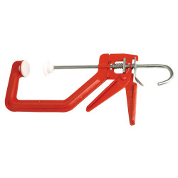 COX&#x2122; AT2210 SoloClamp 150P One-Handed Plastic Pad G-Clamp 150mm (6in)