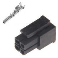 TMF04-G/2 Złącze mocy, gniazdo na kabel - 4pin (z terminalami) raster gniazda: 3.0mm - opakowanie 2 sztuki