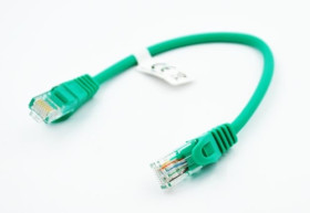 Patchcord RJ45 UTP 5e, długość 3m - zielony