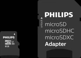 FM08MP45B/00 microSDHC-Card 8GB Class 10 incl. Adapter UHS-I U1