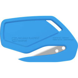 Martor 46912.16 SECUMAX Plasticut Safety Knives 100 Pieces Plastic Film/Paper