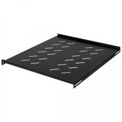 Półka stała do szafy RACK 19 1U 550mm boczny montaż czarna NEKU FLR