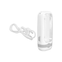 Latarka ręczna LED TS1894 Szar. Aku 900mAh, 1W+10SMD