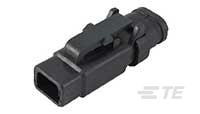 Złącze samochodowe 2-pinowe TE Connectivity -rzędowe Gniazdo 7.5A DTM06- Montaż na kablu Przewód Obudowa do zacisków