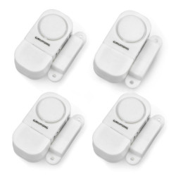 Zestaw alarmowy - bezprzewodowy czujnik otwarcia drzwi/okna - Grundig - 4szt.