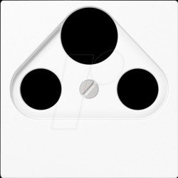 A 561 PLSAT WW Abdeckung Sat/BK-Dosen, Serie AS, alpinweiß