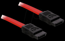 84247 Cable SATA 30cm red str/str