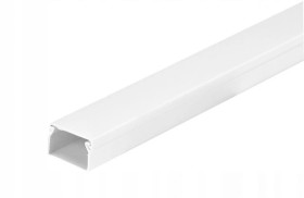 Listwa elektroinstalacyjna kanał kablowy BKK 16x16mm korytko z pokrywą i taśmą montażową 2-stronną / 2 m / 4/EB/KK 16x16/TS