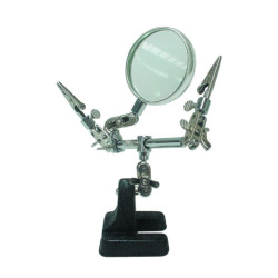 UCHWYT MONTAŻOWY Z LUPĄ TZW. TRZECIA RĘKA