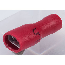 Davico ERFPO 48 F5 Red 4.8x0.5mm Insulated Female Pack of 100