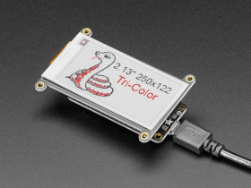 Adafruit 2.13" HD Tri-Color eInk / ePaper Display FeatherWing