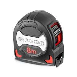 Miara taśmowa dł. 8m Facom szer. 28 mm Jednostki metryczne