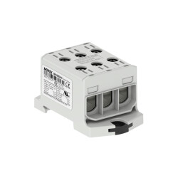 Zacisk uniwersalny szary 3xAl/Cu 1,5-50mm² 1500V złączka szynowa OTL35-3 Morek