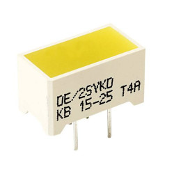 Bargraf LED Kingbright DE/2SYKD DE/2SYKD 2 x żółty (D x S x W) 14 x 7.5 x 8 mm