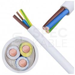 Kabel instalacyjny YDY 3x2,5mm2 biały 450/750V drut Prysmian