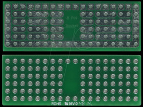 RE941-S2 Solderable breadboard, 8-pin socket 46.99 x 17.14 mm