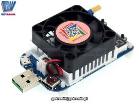 HD25 elektroniczne obciążenie USB 25W 0,25A - 4A + wyzwalacz trybów szybkiego ładowania