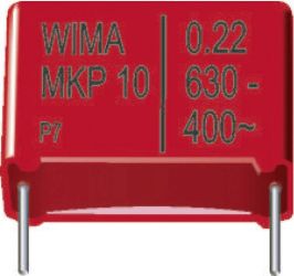 Kondensator polipropylenowy Wima MKP 10, 0.15 uF, 400 V/DC/250 V/AC, RM 15 mm, +10