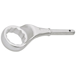 Gedore 6033840 Single Ended Ring Spanner offset bi-hex 24 mm