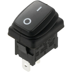 TruComponents 751611 Rocker switch,Panel Mount,Off/On,SPDT,Quick Connect,IP65