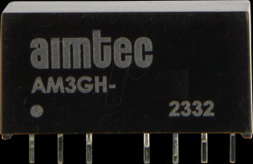 AM3GH-1205SZ DC/DC-Wandler AM3GH, 3 W, 5 V, 600 mA, SIP 8