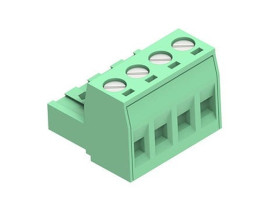 5.08MM EURO PLUG RA GRN 4CKT