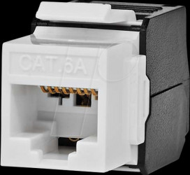 CCGB89710BK RJ45 socket, Cat.6, U/UTP