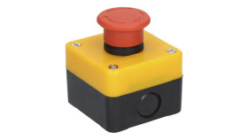 Kaseta Sterownicza Z Przyciskiem Awaryjnym Grzybkowym, Kolor Biały Ad