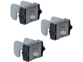 LV haki prądowe do szyn zasilających NH1/2/3 grubość szyny 5-10mm 3 szt. LVZK HAGER