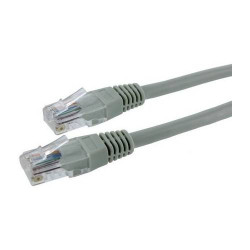 Przyłącze patchcord UTP cat5e; 7,5m; szary