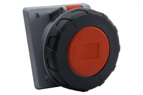 Gniazdo siłowe tablicowe skośne 63A 5p /FE/ IP67