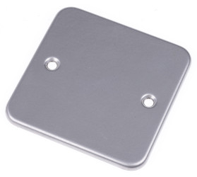 Zaślepka szara 1-drożna metalowa